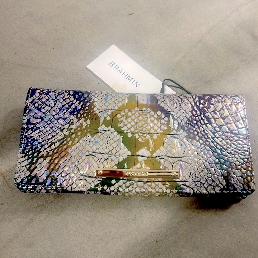 Brahman wallet, one of a kind NWT ADELE HOMBRE, SPELLBOUND,ABSOLUTELY GORGEOUS